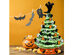 Costway 11.5'' Pre-Lit Ceramic Hand-Painted Tabletop Halloween Tree Battery Powered Green - Green