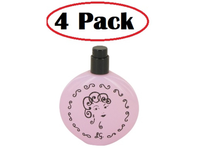 4 Pack of Lulu Guinness by Lulu Guinness Eau De Parfum Spray (unboxed) 1 oz