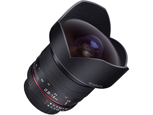 Rokinon 134345789 FE14M-C F2.8 Ultra Wide Angle 14mm Lens for Canon - Black (Used, Open Retail Box)