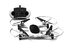 Sharper Image Dual Function Rechargeable 7 inches Remote Control Fly and Drive Car Drone (New Open Box)