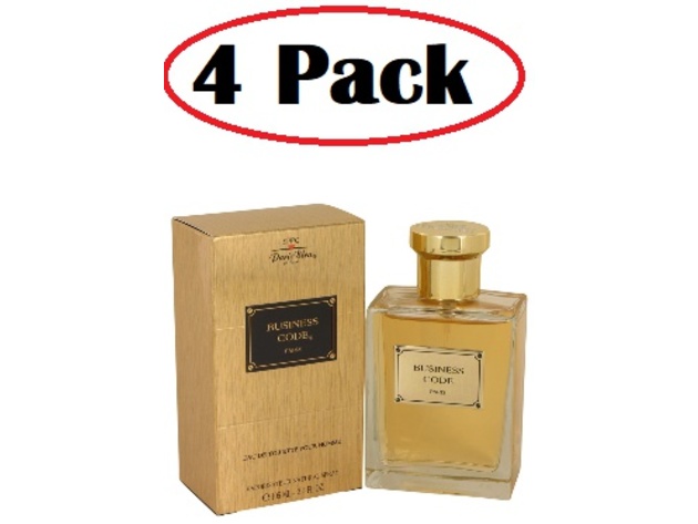 4 Pack of Business Code Paris Bleu by Paris Bleu Eau De Toilette Spray 3.4 oz