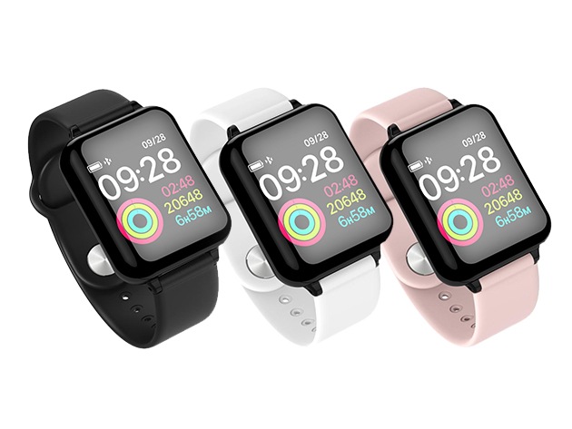 15 High-Tech Features! Calorie, Step, & Heart Rate Tracking, Text and Call Alerts — Plus More!