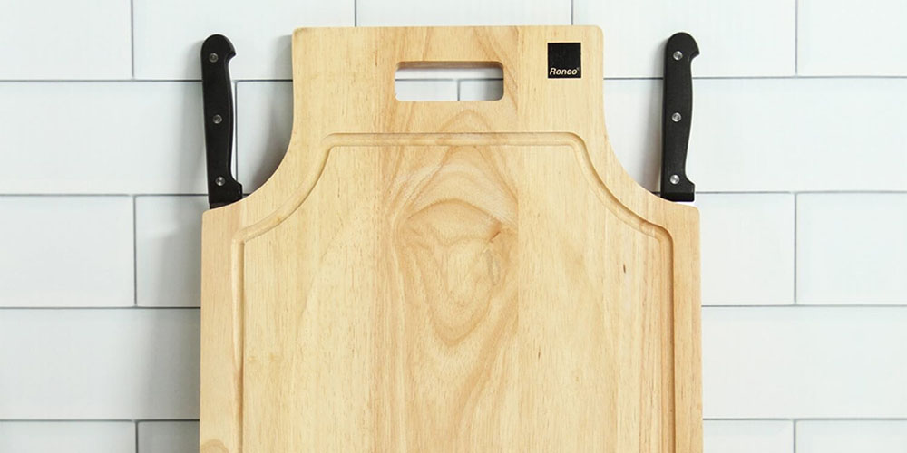 A carving board