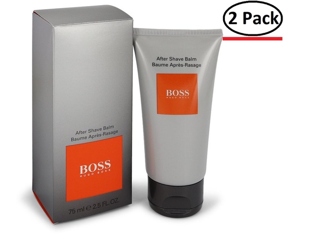 Boss In Motion by Hugo Boss After Shave Balm 2.5 oz for Men (Package of 2)