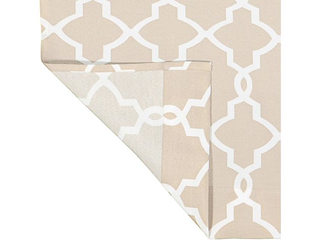 Pairs To Go Vickery Light Filtering Decorative Window Curtain Panel Pair, 28 Inches X 84 Inches, Taupe