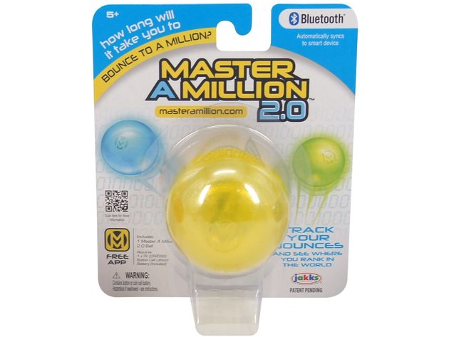 Master A Million Bouncing Ball 2.0 Bluetooth, Score Will Be Available To Track Online, Yellow