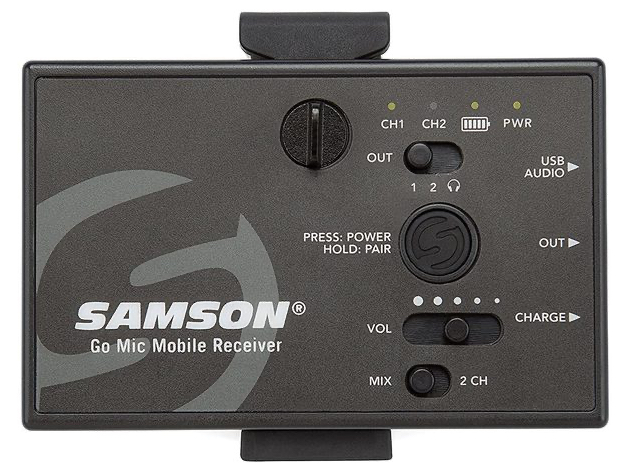 Samson Go Mic Mobile Professional Handheld Wireless System Mobile Video - Black (New, Damaged Retail Box)