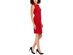 Anne Klein Women's Extended-Shoulder Sheath Dress Red Size 16