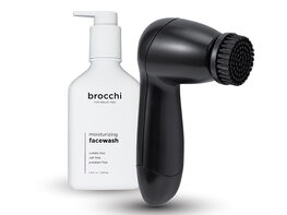 Brocchi Deep Cleansing Facial Brush & Face Wash Set