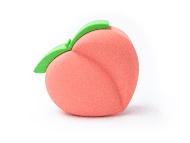 Peach Emoji Power Bank