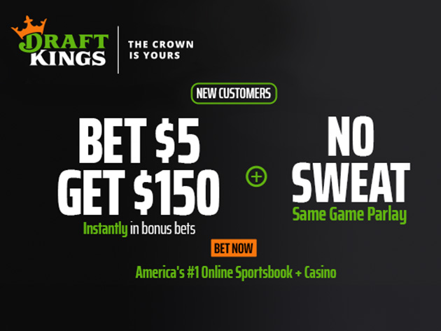 DraftKings New Player Offer: Bet $5 & Get $150 Instantly in Bonus Bets