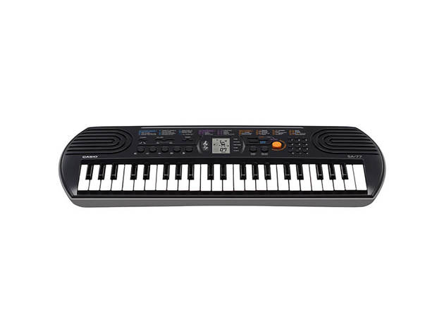 Casio SA77GRAY  44 Mini-Key Personal Keyboard - Gray