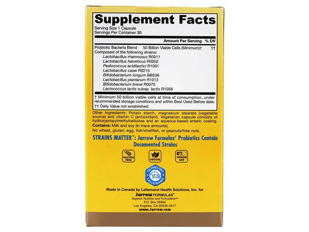 Jarrow Formulas - Jarro-Dophilus EPS Ultra Potent 50 Billion CFU - 30 Vegetable Capsule(s)