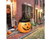 4' Halloween Inflatable Pumpkin Witch W/Hat Pumpkin Lantern Indoor Outdoor Yard - Orange, Black