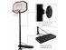 Costway 10ft 43'' Backboard In/outdoor Adjustable Height Basketball Hoop System - Black