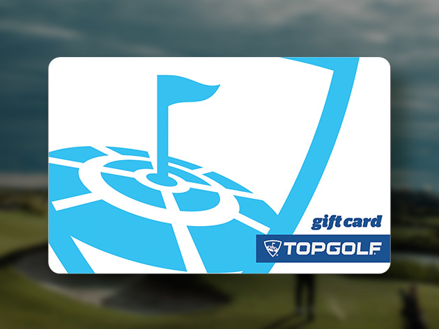 Bundel pecinta golf ini, yang menampilkan kartu hadiah elektronik TopGolf, sedang didiskon