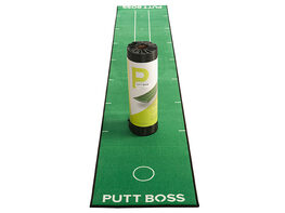 PUTT BOSS Semi-Pro Series Golf Mat + Carrying Case