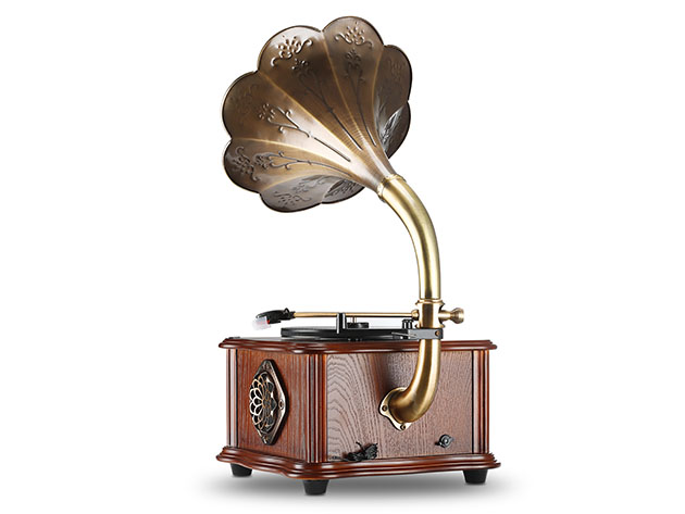 LuguLake Vintage Phonograph Record Player