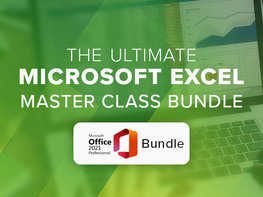 Microsoft Office Pro Plus 2021 for Windows: Lifetime License & The Ultimate Microsoft Excel Master Class Bundle