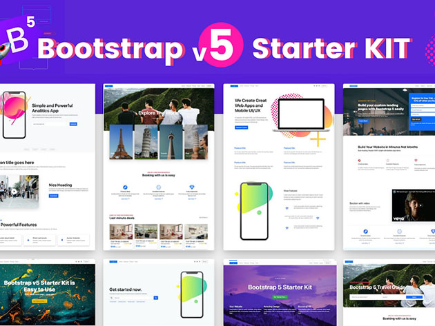 Bootstrap 5 Starter Kit Multisite Plan: Lifetime Subscription