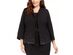 Kasper Women's Plus Size Embellished Open-Front Jacket Black Size 2 Extra Large