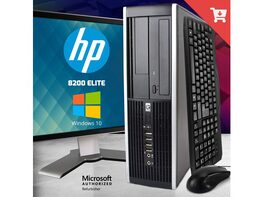 HP EliteDesk 8200 Desktop Computer PC, 3.20 GHz Intel i5 Quad Core Gen 2, 8GB DDR3 RAM, 500GB Hard Disk Drive (HDD) SATA Hard Drive, Windows 10 Home 64bit (Renewed)