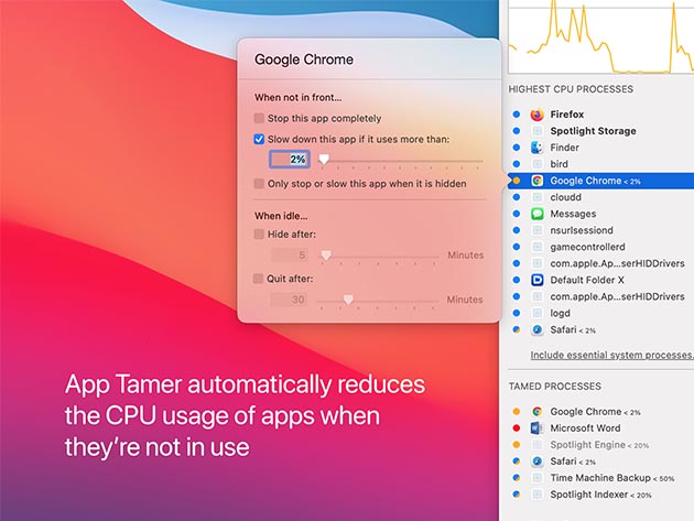App Tamer for Mac: Lifetime Subscription