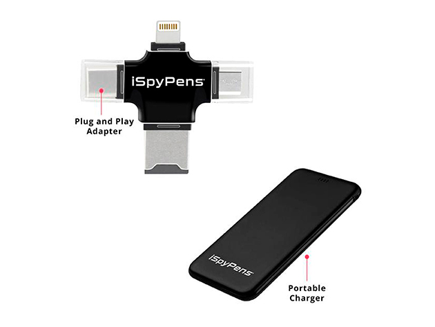 iSpyPen PRO 2021 Model - 128GB/24-Hour Storage (2-Pack)