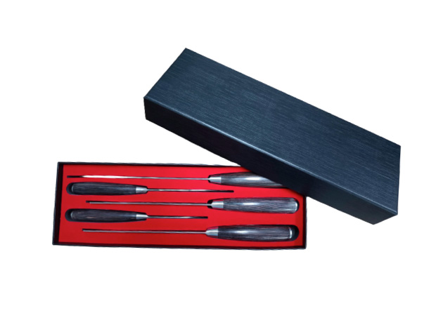 Konig Kitchen Damascus 5-Piece Knife Set & Gift Box