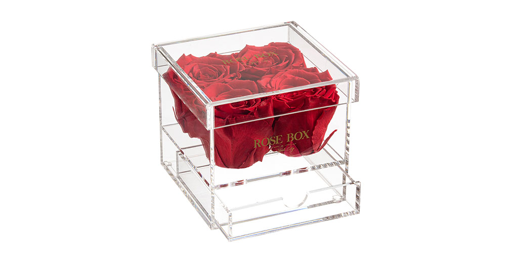 Rose Box™ 4-Rose Jewelry Box