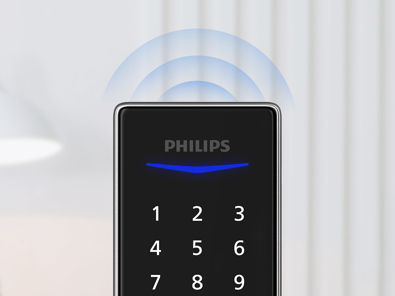 Philips 1000 Series Touchscreen Fingerprint Electronic Deadbolt (Satin Nickel)
