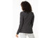 Kyodan Womens Fitted Long Sleeve 1/4 Zip Up Sweater Top - Large