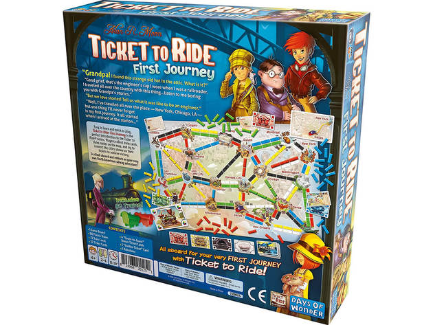 Days of Wonder TKTTORIDEFIR Ticket to Ride - First Journey