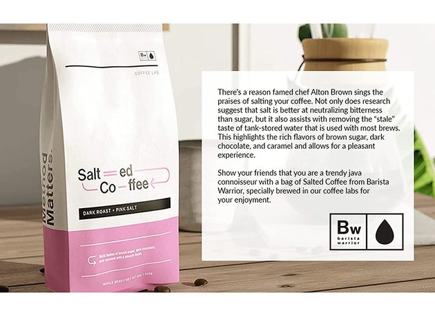 Salted Coffee - 12oz Bag (Whole Bean)