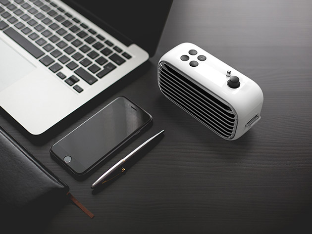 Lofree Poison: Nostalgic Powerful Wireless Speaker (White)