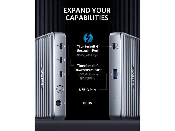 Anker PowerExpand 5-in-1 Thunderbolt 4 Mini Dock | StackSocial