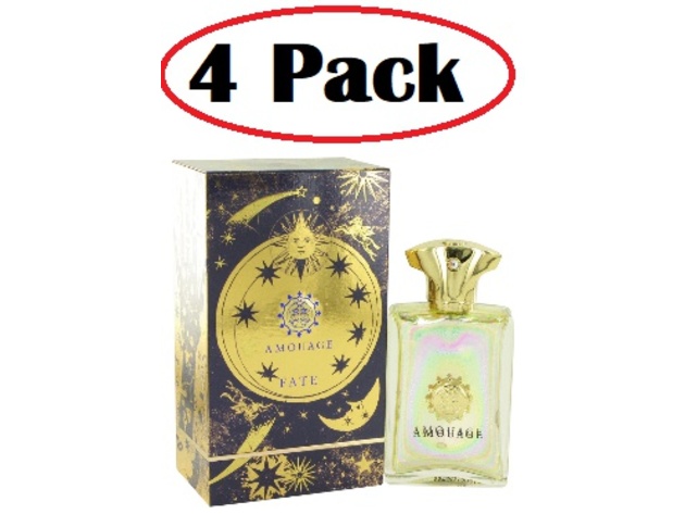 4 Pack of Amouage Fate by Amouage Eau De Parfum Spray 3.4 oz