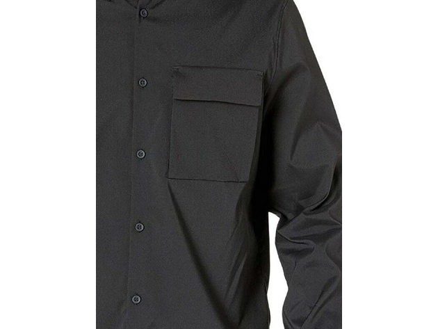 Calvin Klein Men's Utility Shirt Charcoal Size Medium