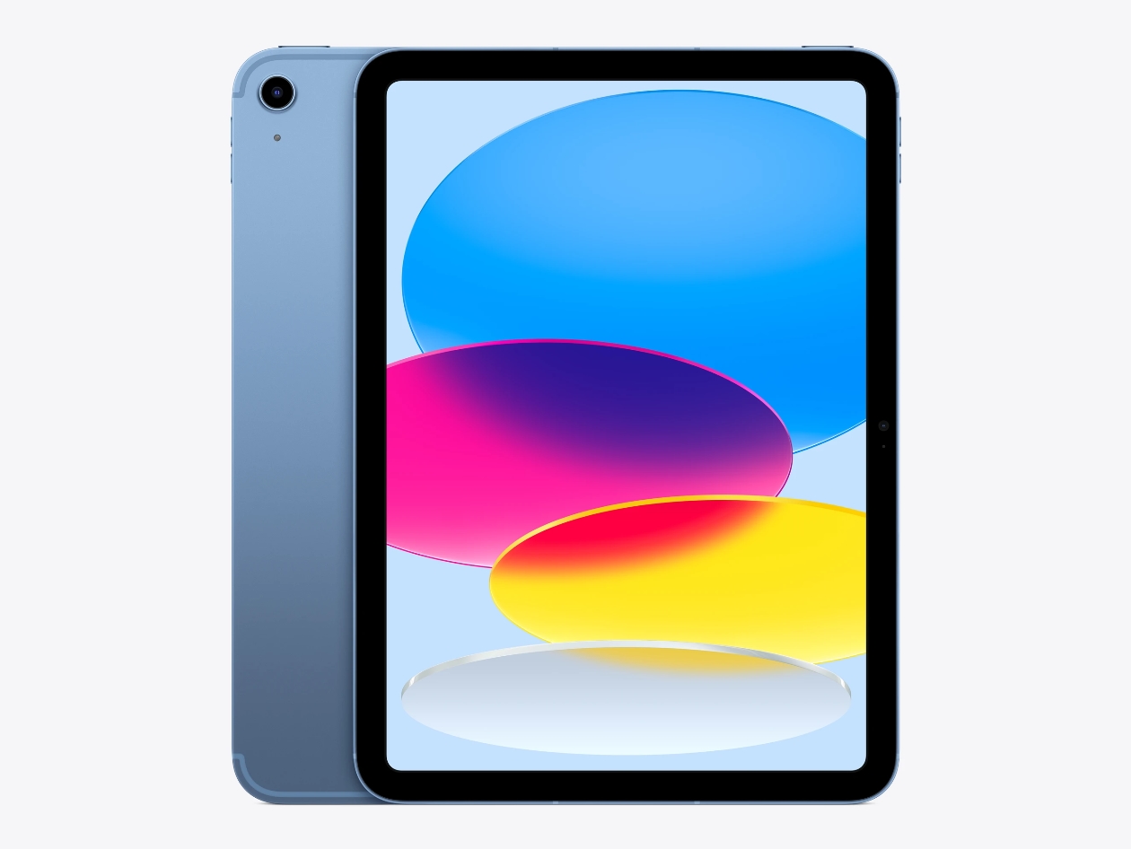 Apple iPad (2022) 10th Gen 64GB Wi-Fi & Cellular Blue (Refurbished)
