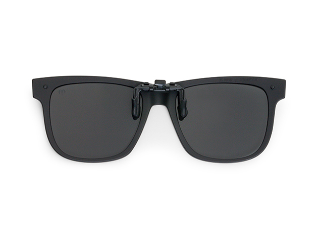 Fornex Clip-on Sunglasses (Carbon Black/Charcoal) | The Daily Dot