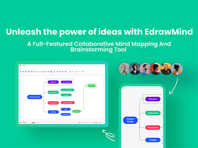 Wondershare EdrawMind Mind Mapping & Brainstorming Tool: 2-Yr ...