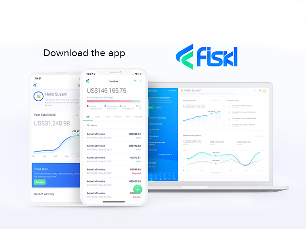 Fiskl Plus Financial Management App: Lifetime Subscription