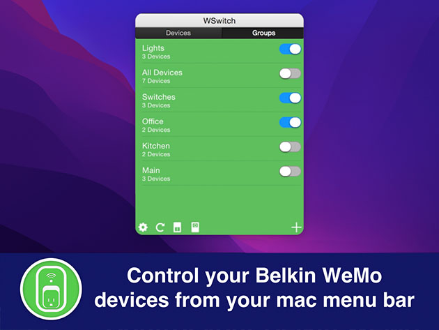 WSwitch for Belkin WeMo