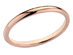 Ladies 2mm Stackable Wedding Band in 14K Rose Gold - 8