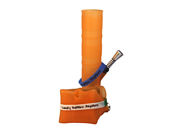 Roll-uh-Bowl Portable Waterpipe (Orange Sherburnt)