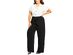 City Chic Women's Trendy Plus Size Tie-Waist Palazzo Pants Black Size 14
