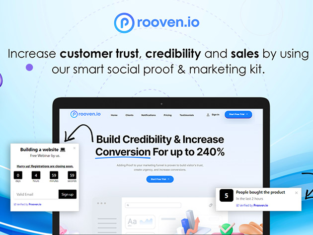 Prooven.io: Automated Smart Social Proof Software [Unlimited Plan]