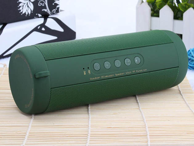 Tune-It-Up Waterproof Bluetooth 5.0 Speaker & Flashlight (Green)