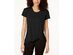 Ideology Women's Knot-Front T-Shirt Black Size Small