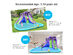 Costway Inflatable Water Park Octopus Bounce House 2 Slides Climbing Wall Without Blower